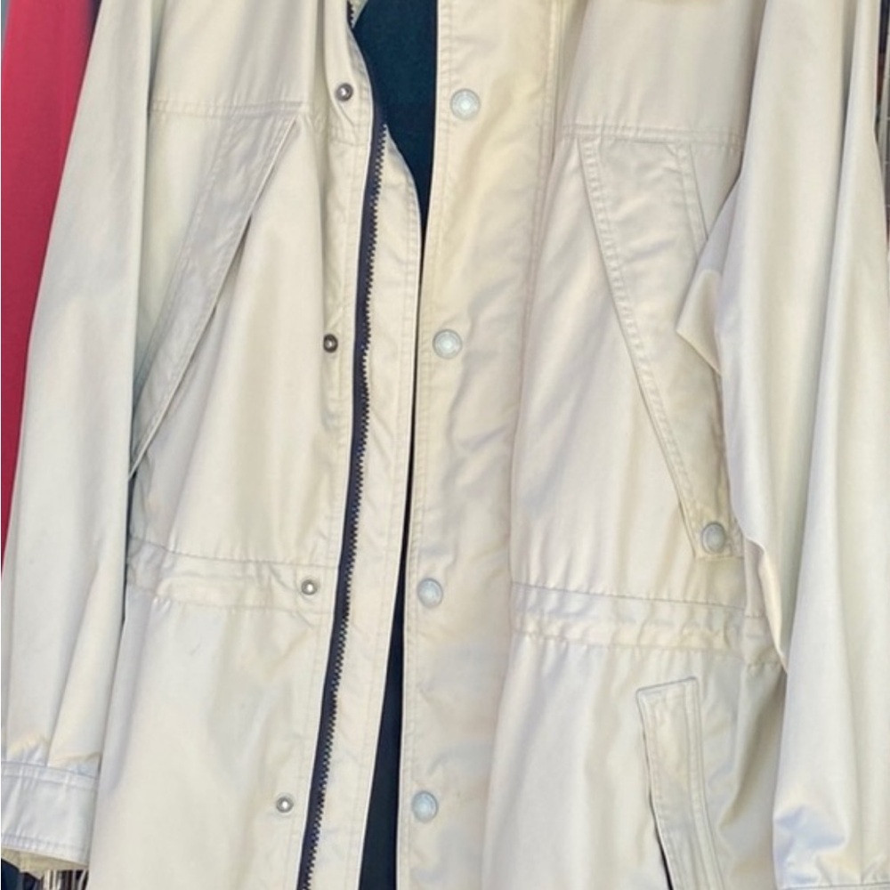 Cabela's Cream Utility Jacket with Textured Fabric